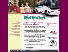 Tablet Screenshot of goodtimetours.com